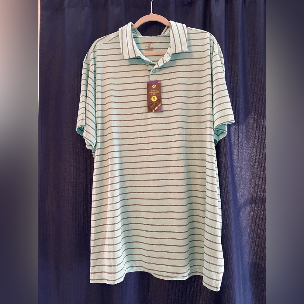 NWT Mens golf/polo shirt. Men’s size XXL